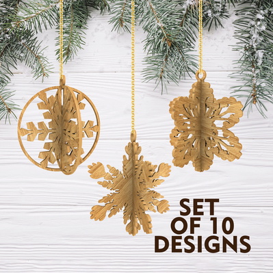 聖誕樹裝飾品一套 - LaserCutano - 001