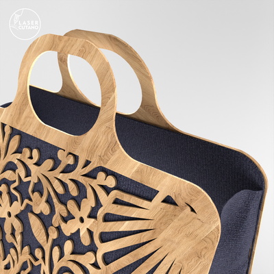 Wooden Beach Bag - LaserCutano - 004