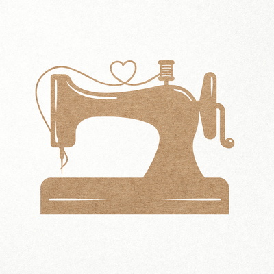 有花的老縫紉機。花卉 svg dxf png 文件 - CraftyKittyArt - 002