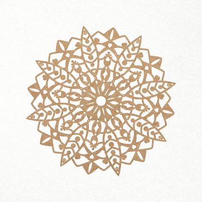 曼陀羅。花卉曼陀羅裝飾品。 svg dxf png 文件 - CraftyKittyArt - 001