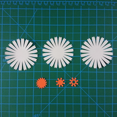 雛菊紙花模板，雛菊 svg - Artisan Craft - 002