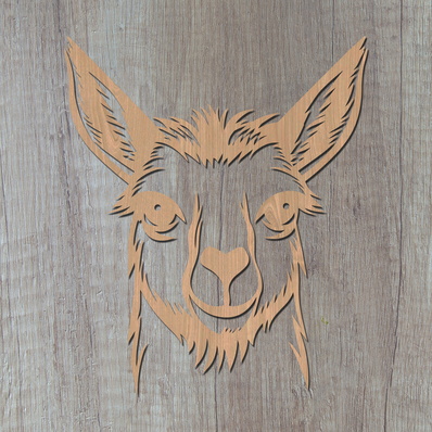 Llama Laser SVG - HappyDesignStudio - 002