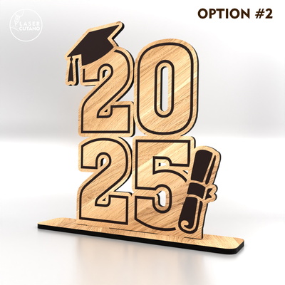 五件套畢業裝飾 - LaserCutano - 002