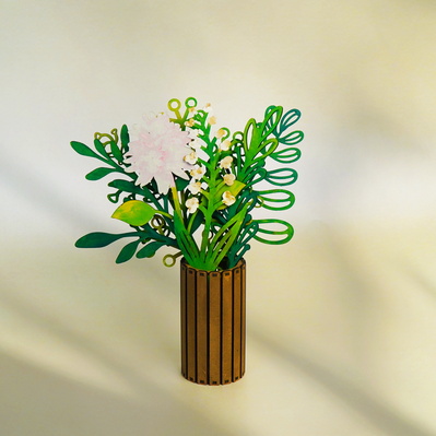 3D Wooden Flower Pot - FLUX Inc - 004