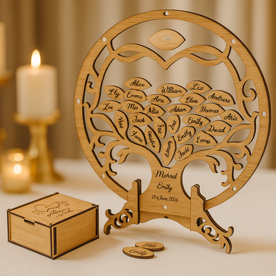 婚禮賓客許願樹 - LaserCutano - 001