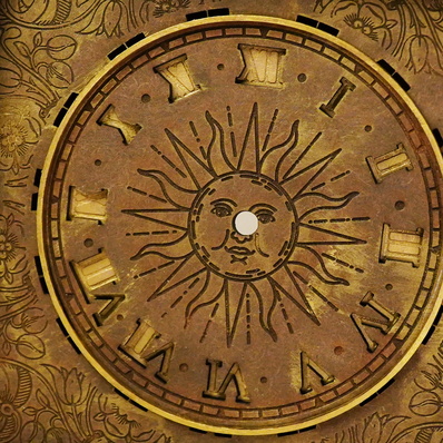 European Style Ornate Clock - FLUX Inc - 005