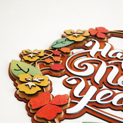 新年快樂門牌 - FLUX Inc - 002