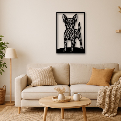 Miniature Pinscher Laser SVG, Cute Dog Laser Cut Files - HappyDesignStudio - 002