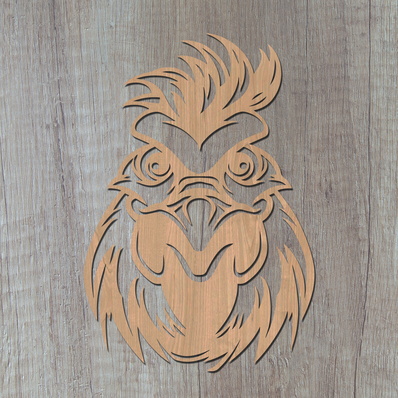Chicken Laser SVG - HappyDesignStudio - 002