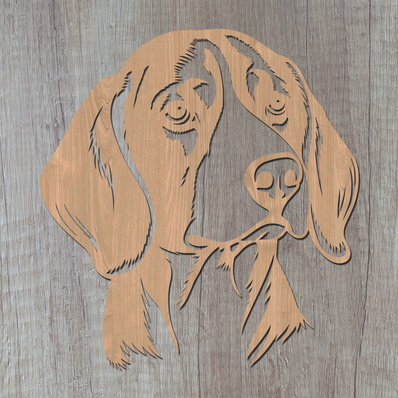 Beagle Laser SVG - HappyDesignStudio - 002