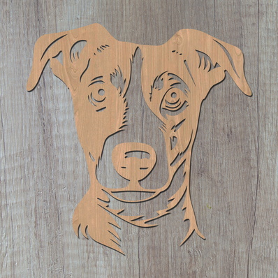 傑克羅素梗犬 雷射 svg - HappyDesignStudio - 002