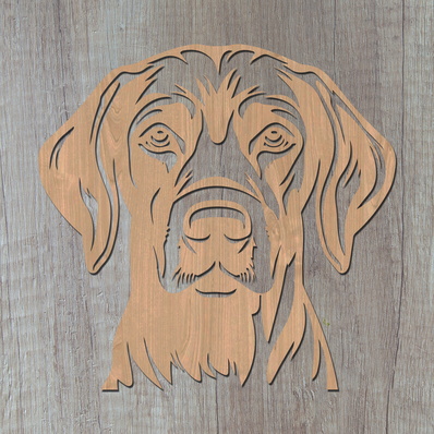 威瑪獵犬雷射 svg - HappyDesignStudio - 002