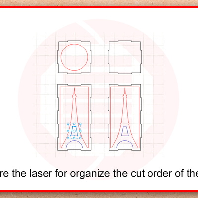 Laser cut Eiffel Tower candle holder SVG template - Daniel San - 003