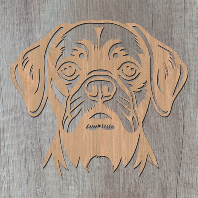 Puggle Laser SVG  - HappyDesignStudio - 002