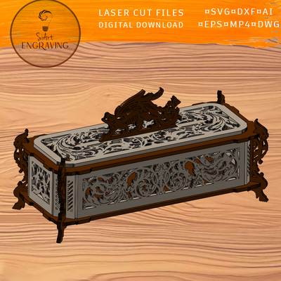 Dragon box 雷射切割文件